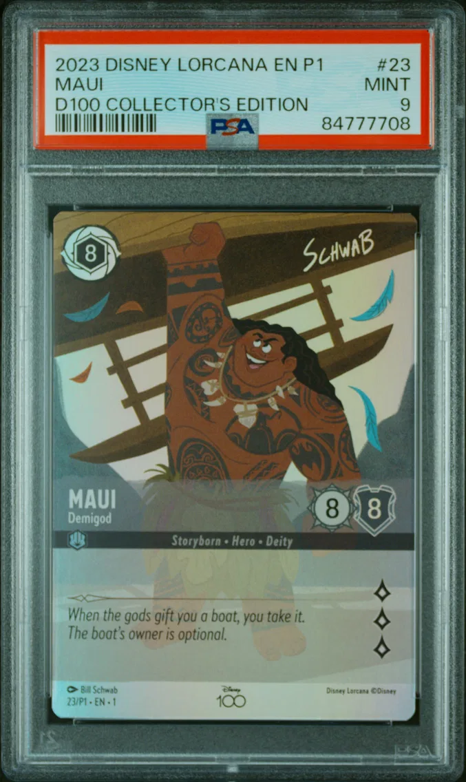 2023 #23 MAUI PSA 9 Disney Lorcana EN P1-Promo