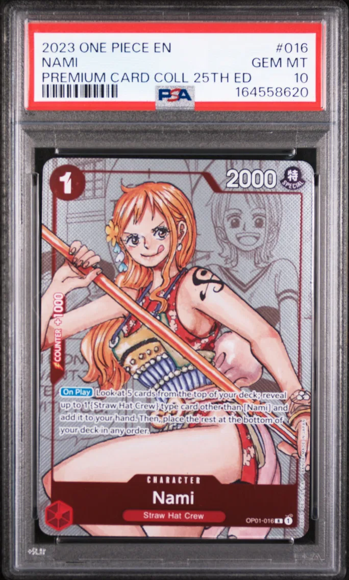 2023 #016 Nami PSA 10 One Piece Premium Card Collection 25th Edition