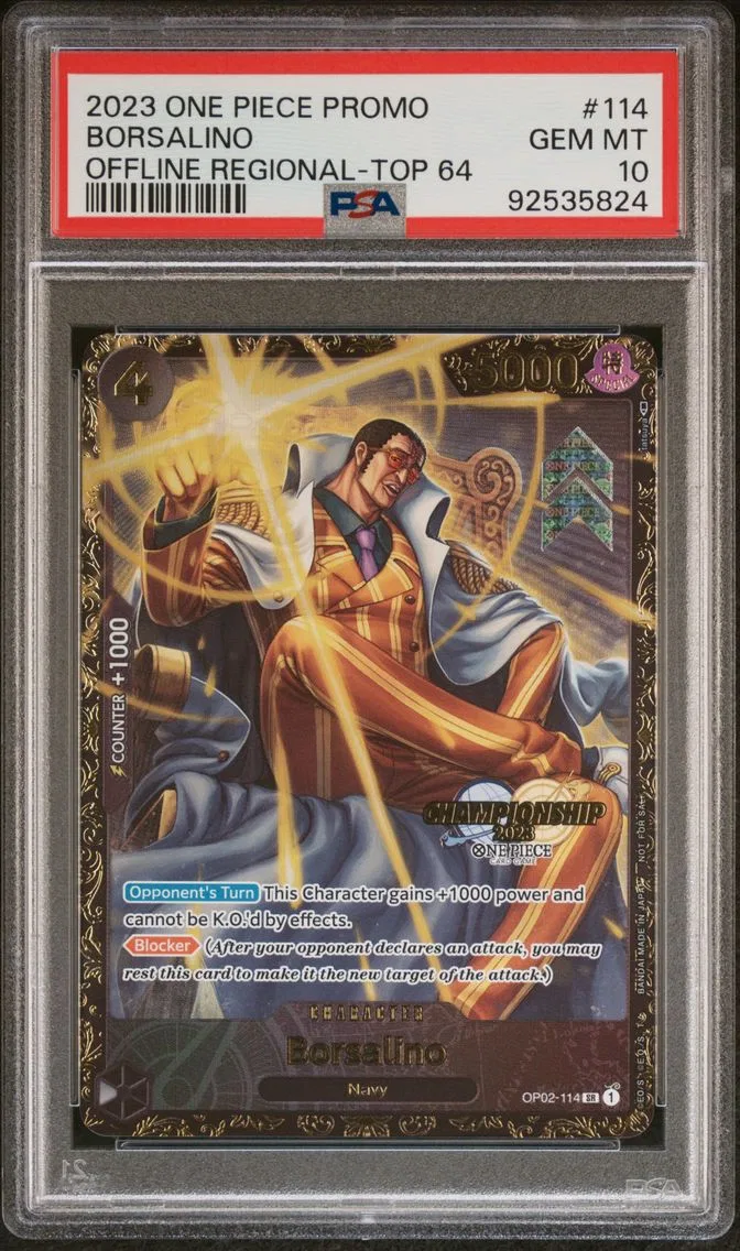 2023 #114 Borsalino PSA 10 One Piece Promos