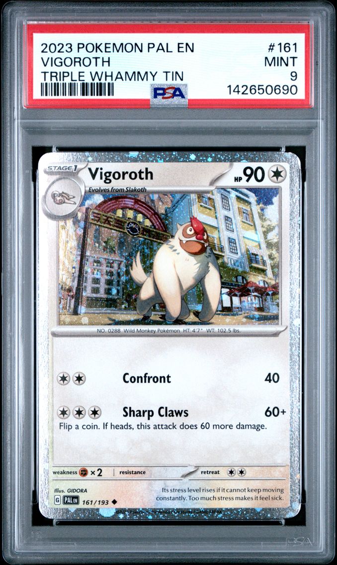 2023 #161 Vigoroth PSA 9 Pal EN-Paldea Evolved Pokemon