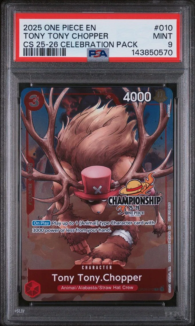 2025 #010 Tony Tony Chopper PSA 