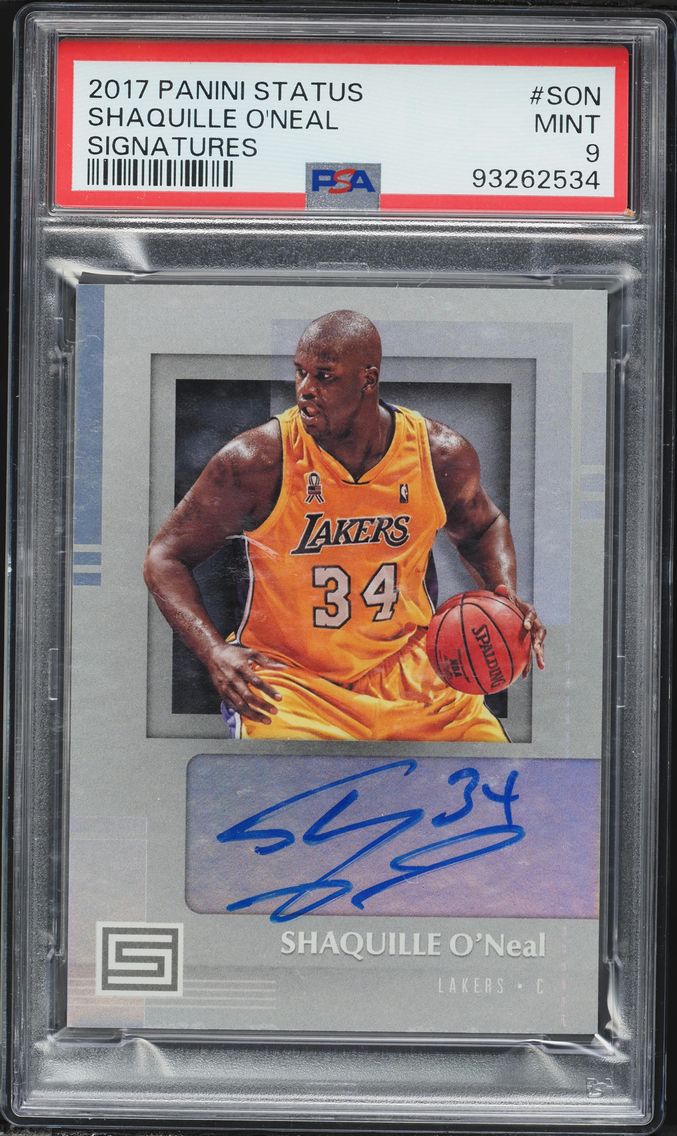 2017 #SON Shaquille O'Neal PSA 9