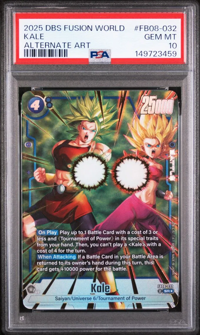 2025 #FB08-032 Kale PSA 10 Dragon Ball Super Card Game Fusion World Saiyan's Pride