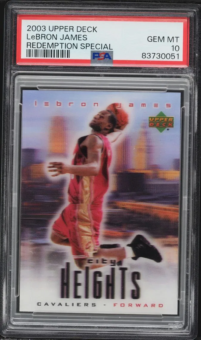2003 #NA LeBron James PSA 10 Upper Deck Redemption Special Basketball