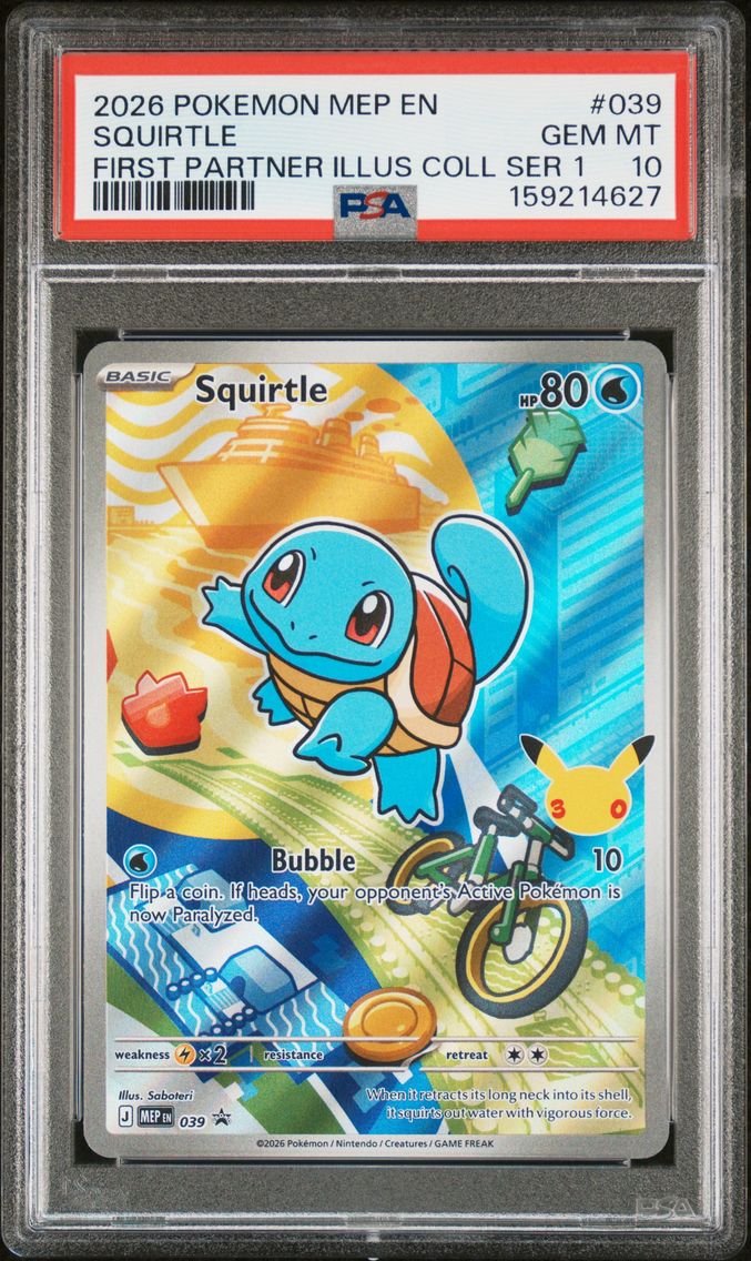 2026 #039 Squirtle PSA 10 Mep EN