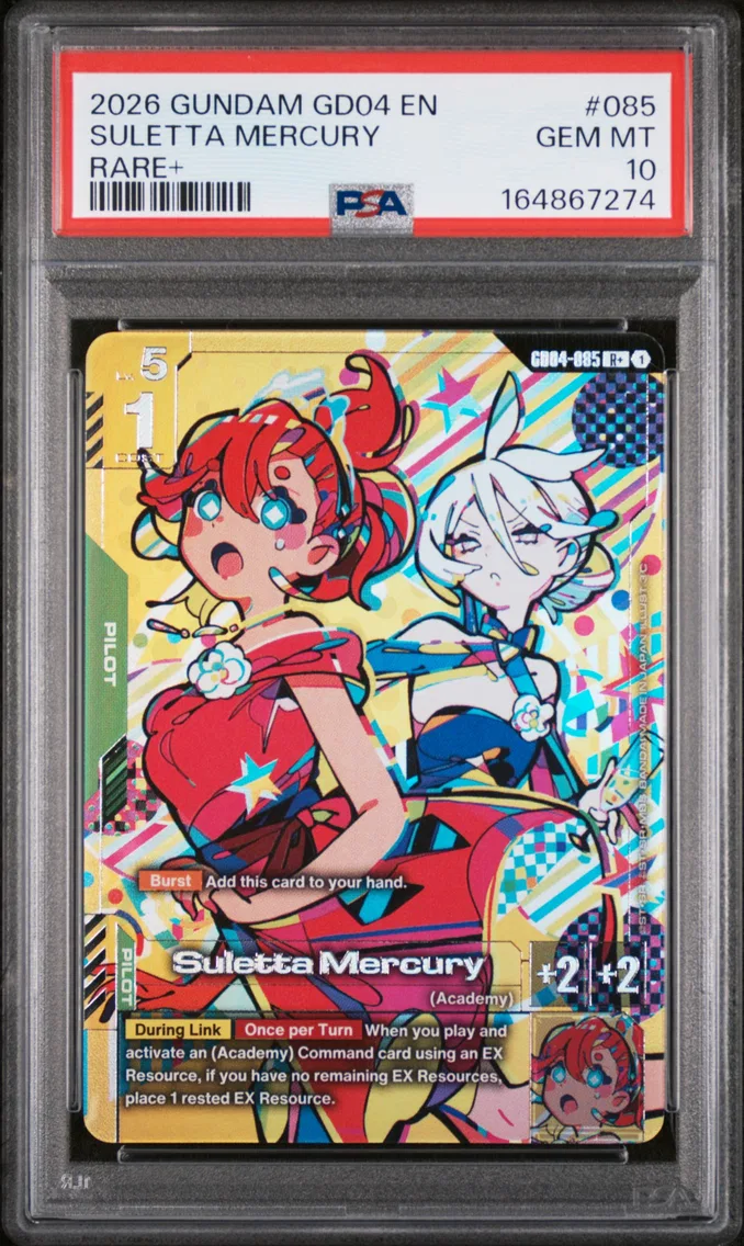 2026 #085 Suletta Mercury PSA 10 Gundam GD04-Phantom Aria