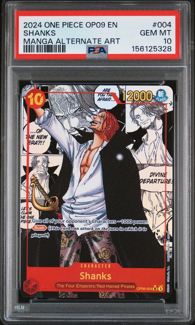 2024 #004 Shanks PSA 10 One Piec
