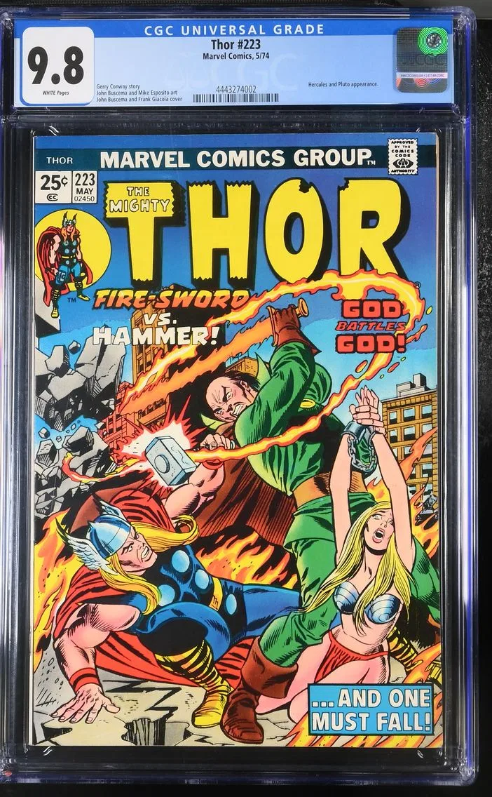 1974 Thor #223 CGC 9.8 Marvel Comics