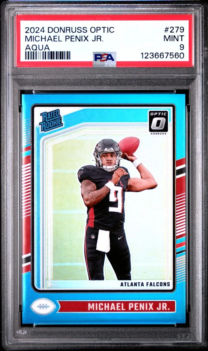 2024 #279 Michael Penix Jr. PSA 9 Panini Donruss Optic