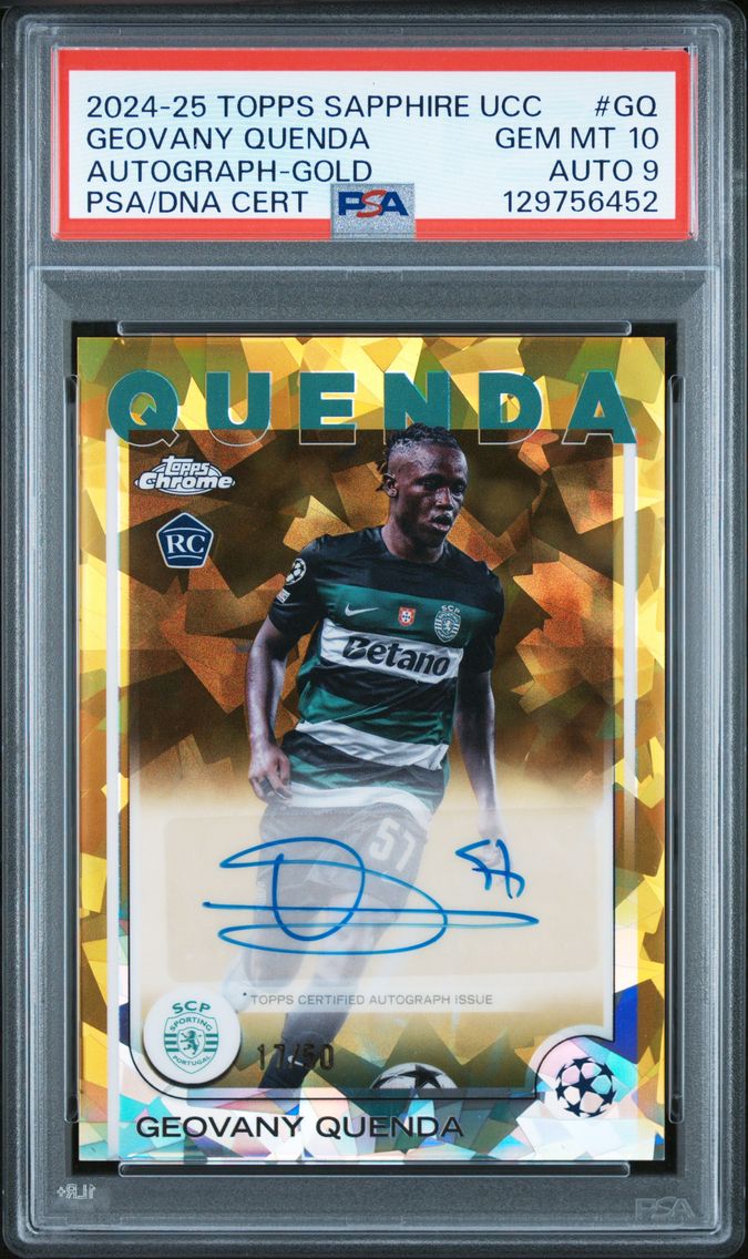 2024 #GQ Geovany Quenda PSA 10 T
