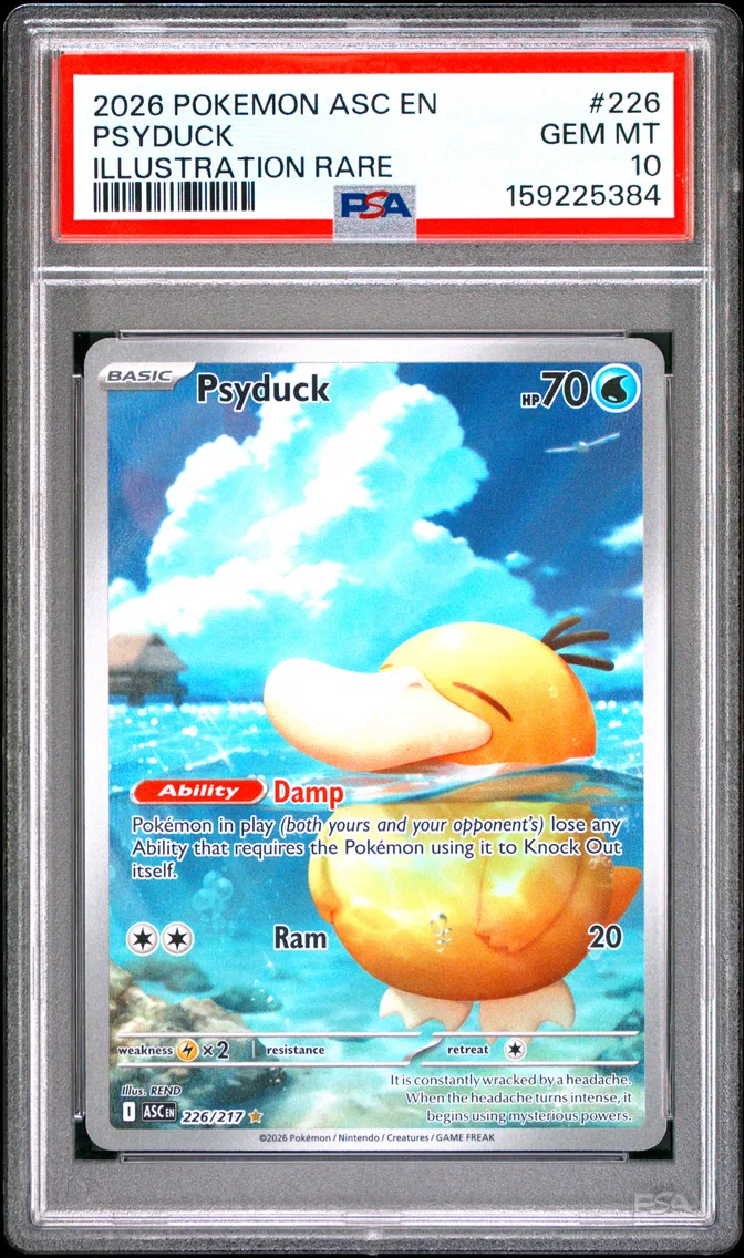 2026 #226 Psyduck PSA 10 Asc EN-