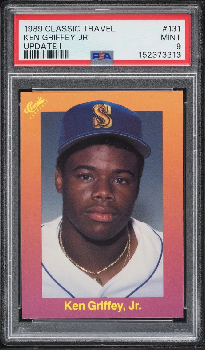 1989 Classic Travel Update I Ken Griffey Jr. ROOKIE #131 PSA 9 MINT