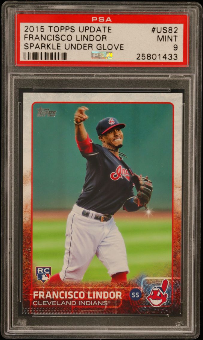 2015 #US82 Francisco Lindor PSA 