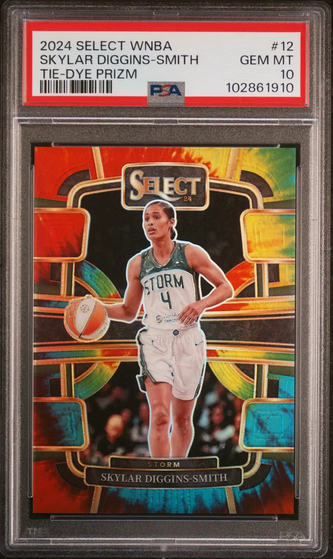 2024 #12 Skylar Diggins-Smith PSA 10 Panini Select WNBA