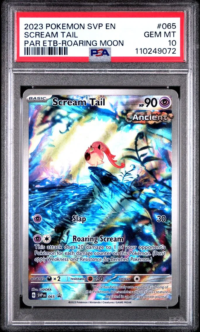 2023 #065 Scream Tail PSA 10 Svp EN-SV Black Star Promo Pokemon