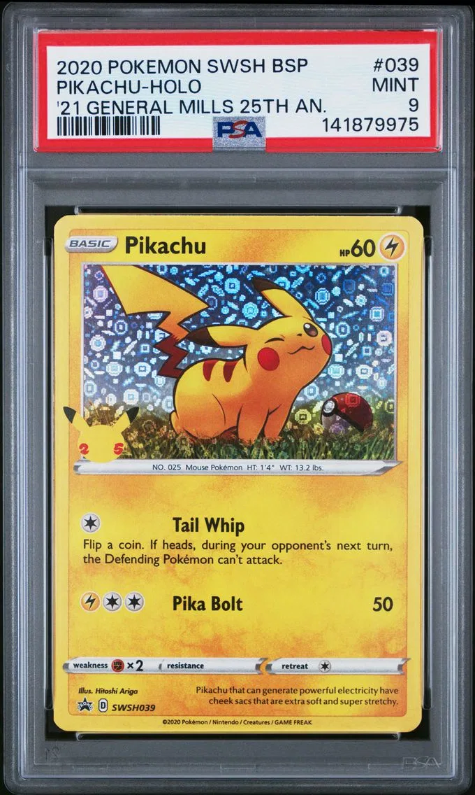 2020 #039 Pikachu-Holo PSA 9 Swsh Black Star Promo