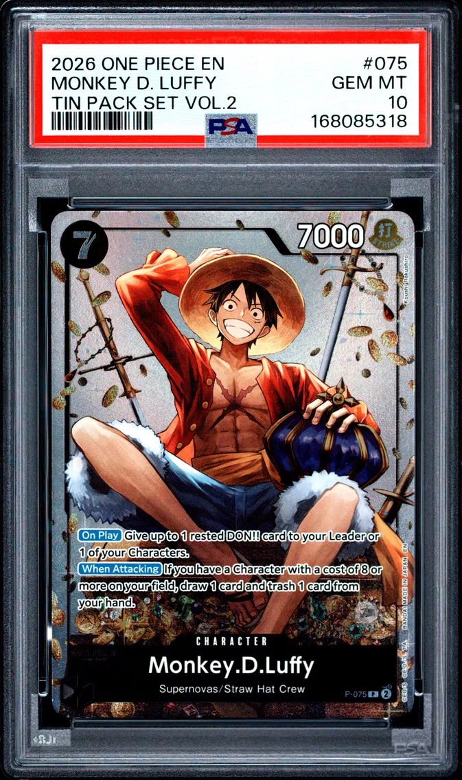 2026 #075 Monkey D. Luffy PSA 10 One Piece Promos