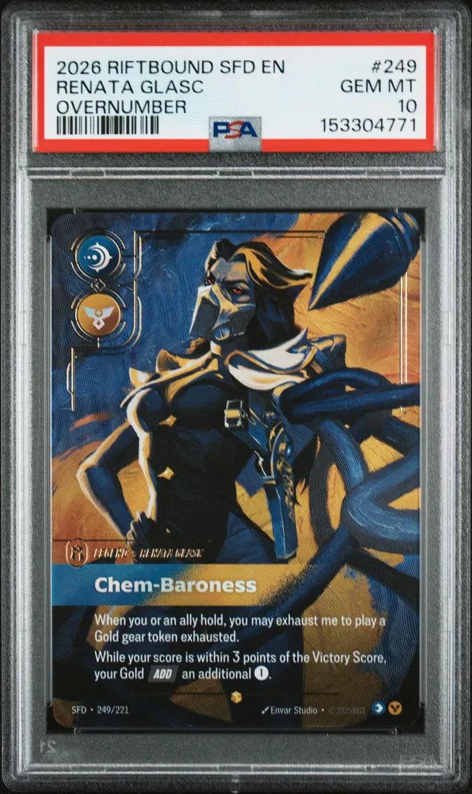 2026 #249 Renata Glasc - Chem-Baroness PSA 10 Riftbound: League of Legends Sfd-Spiritforged