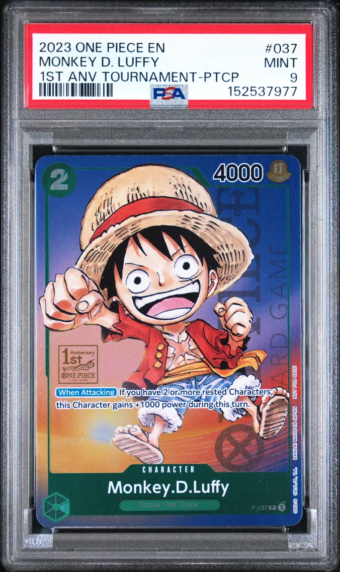 2023 #037 Monkey D. Luffy PSA 9 One Piece Promos