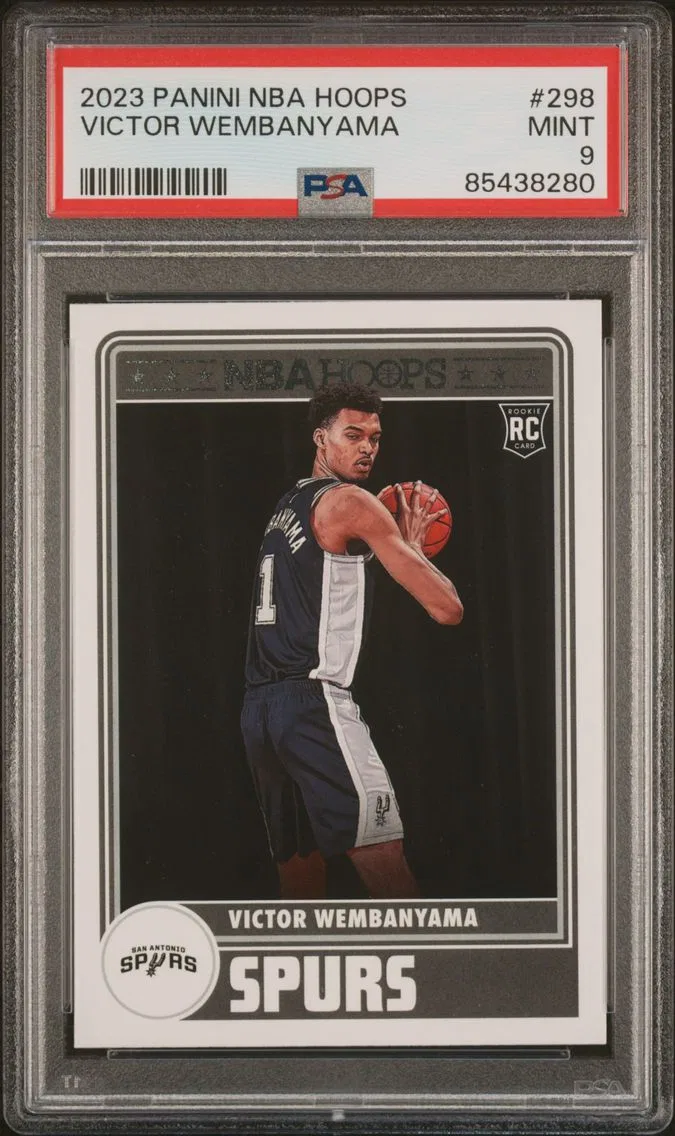 2023 #298 Victor Wembanyama PSA 9 Panini NBA Hoops