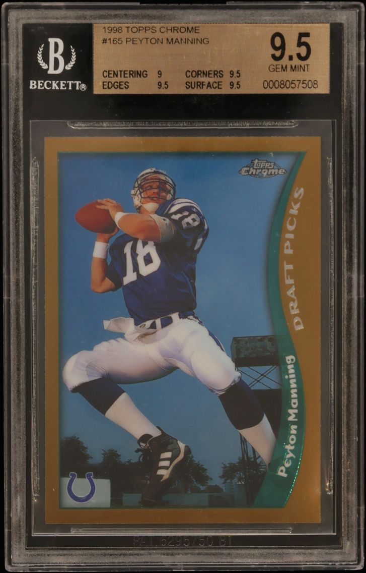 1998 #165 Peyton Manning RC BGS 
