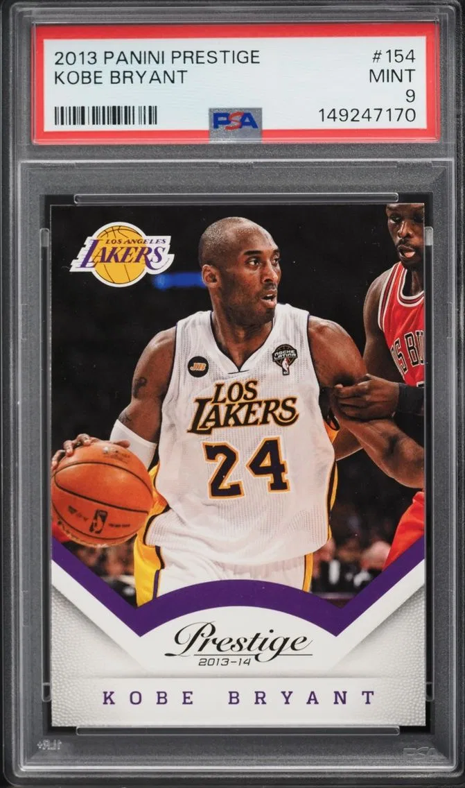 2013 Panini Prestige Kobe Bryant #154 PSA 9 MINT