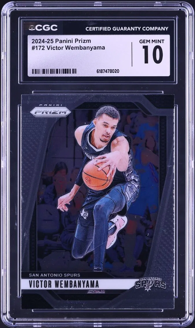 2024 #172 Victor Wembanyama CGC 10 Panini Prizm