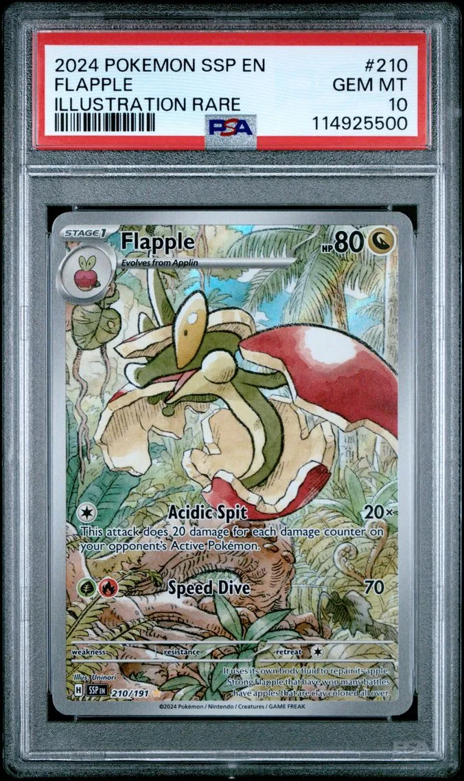2024 #210 Flapple PSA 10 Ssp EN-Surging Sparks