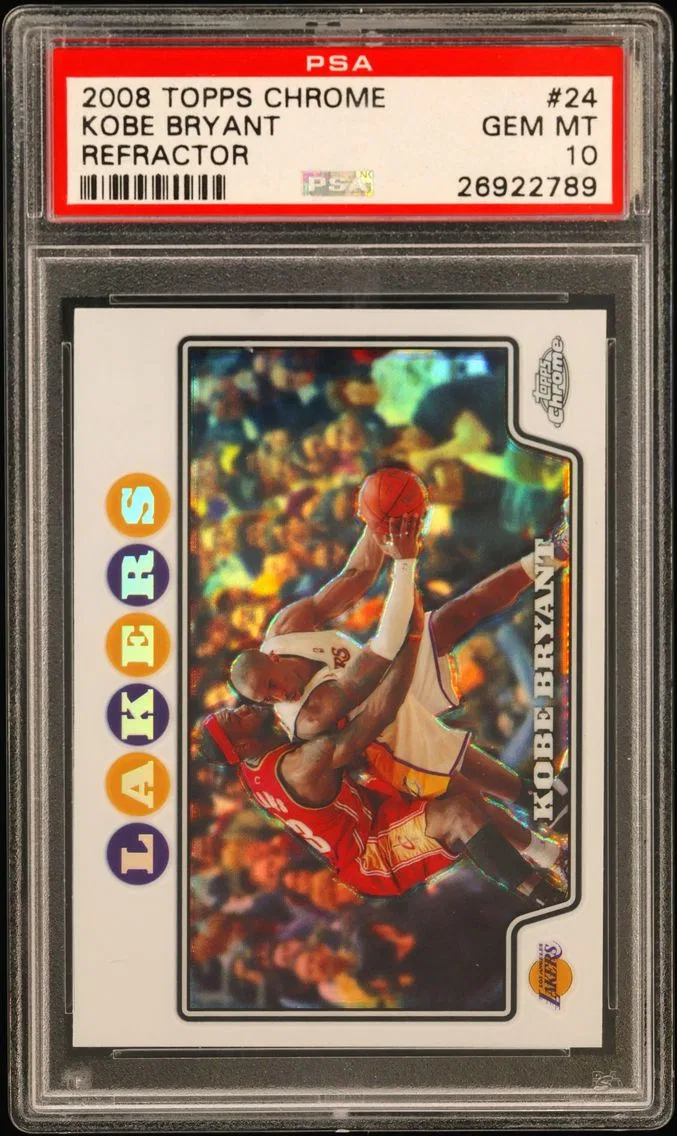 2008 #24 Kobe Bryant PSA 10 Topps Chrome