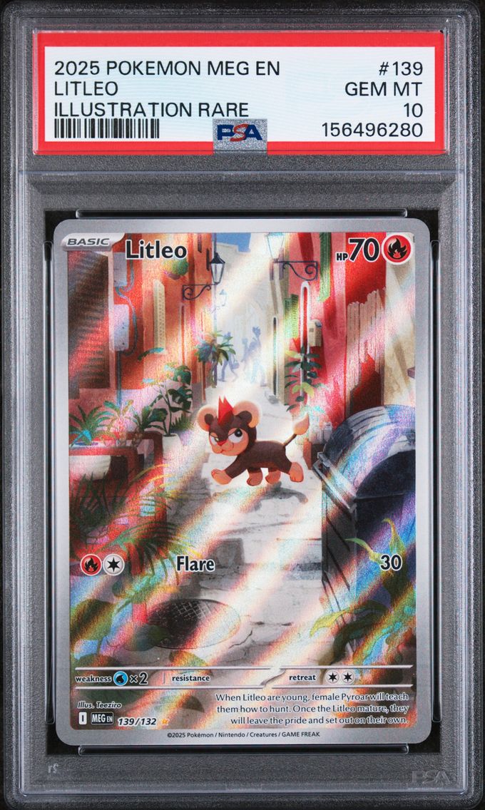 2025 #139 Litleo PSA 10 Meg EN-Mega Evolution