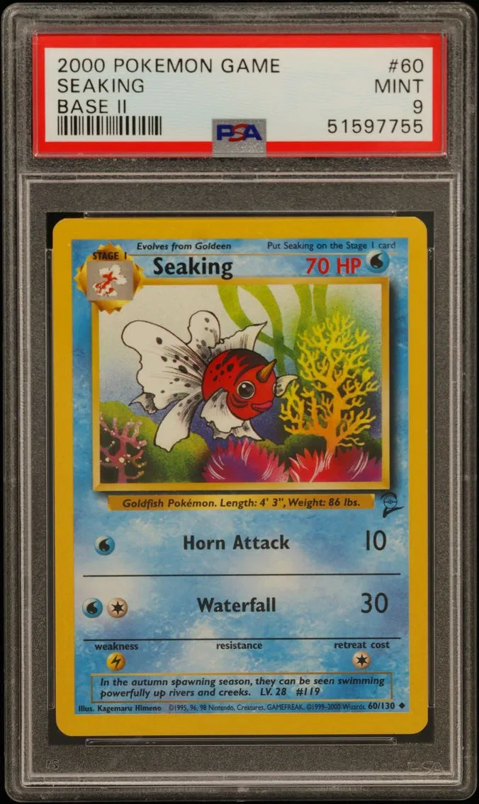 2000 #60 Seaking PSA 9 Game Base II