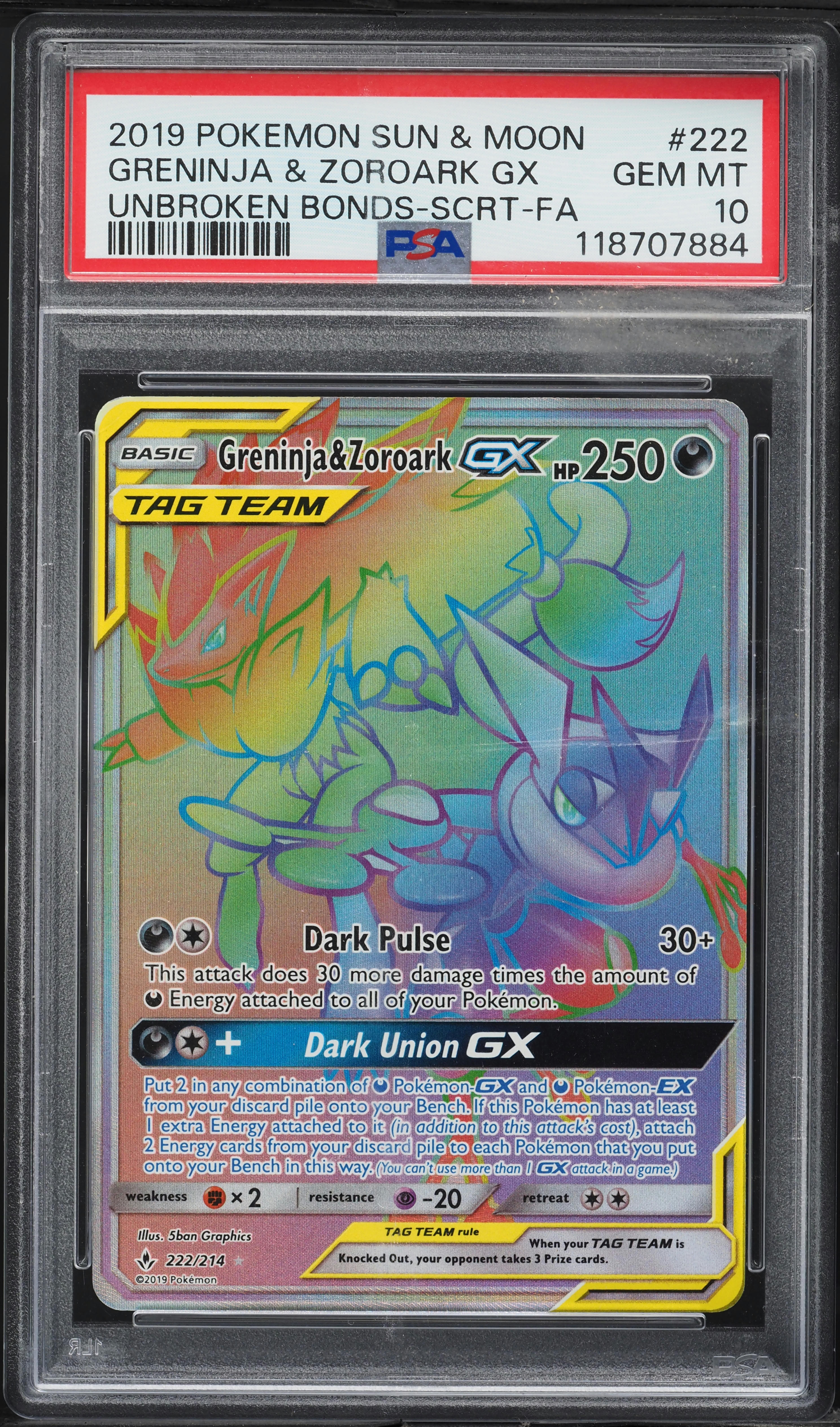 Full Art/Greninja & Zoroark GX