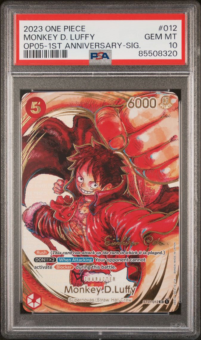 2023 #012 Monkey D. Luffy PSA 10