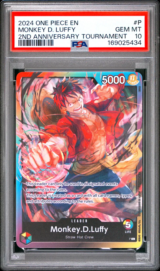 2024 #P Monkey D. Luffy PSA 10 One Piece Promos