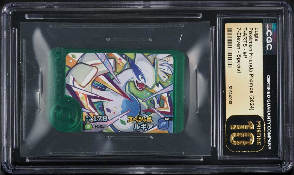 2024 Pokemon Japanese Frienda Promo T-ARTS 7-Eleven Special Lugia #P CGC 10 PRISTINE
