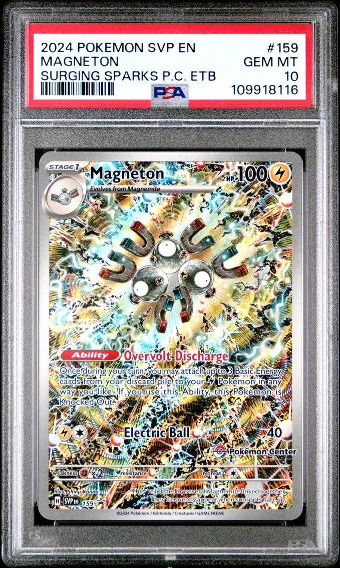 2024 #159 Magneton PSA 10 Svp EN-SV Black Star Promo Pokemon