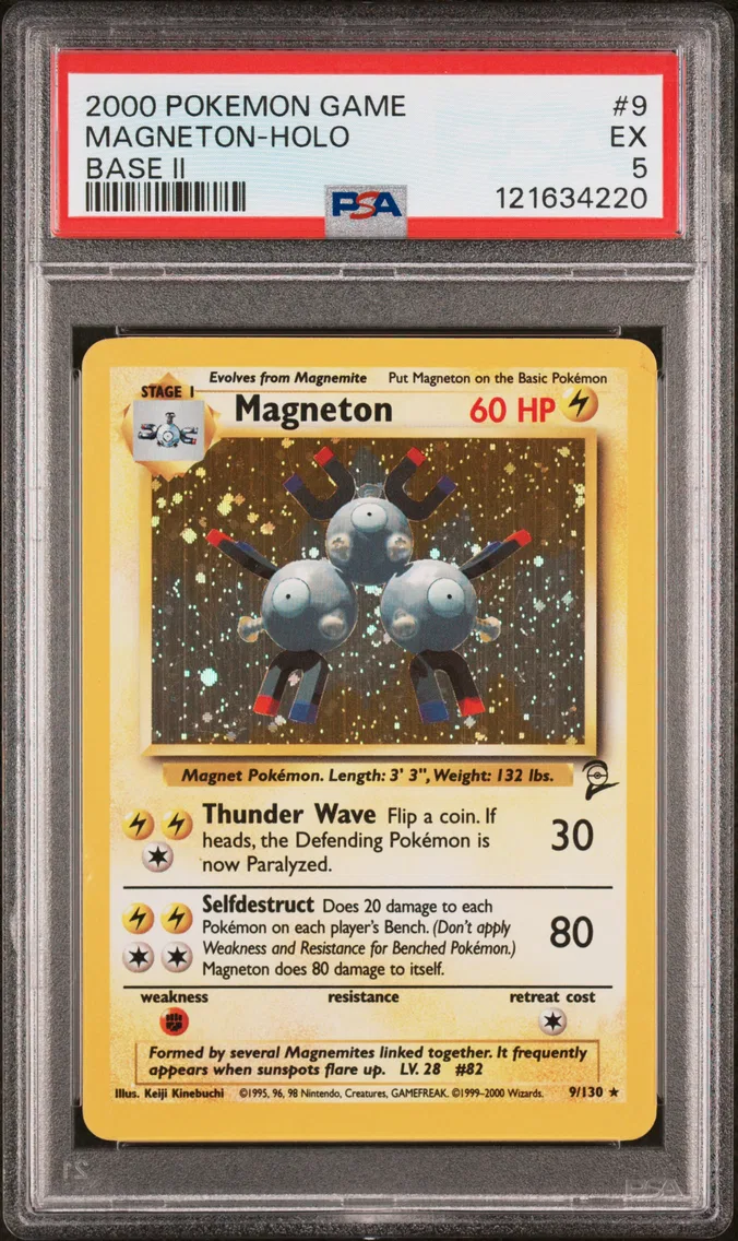 2000 #9 Magneton-Holo PSA 5 Game Base II