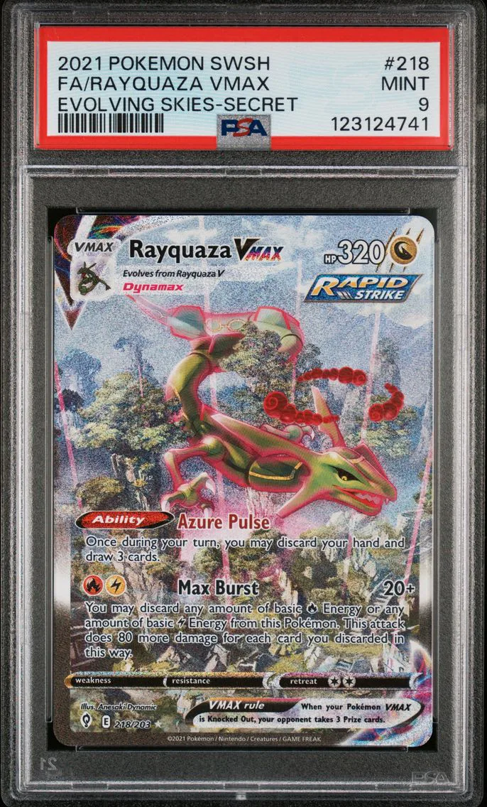 2021 #218 Full Art/Rayquaza Vmax