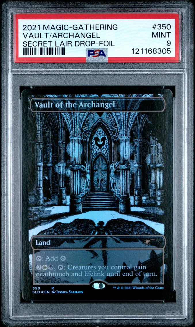 2021 #350 Vault of the Archangel PSA 9 Secret Lair Drop Magic the Gathering