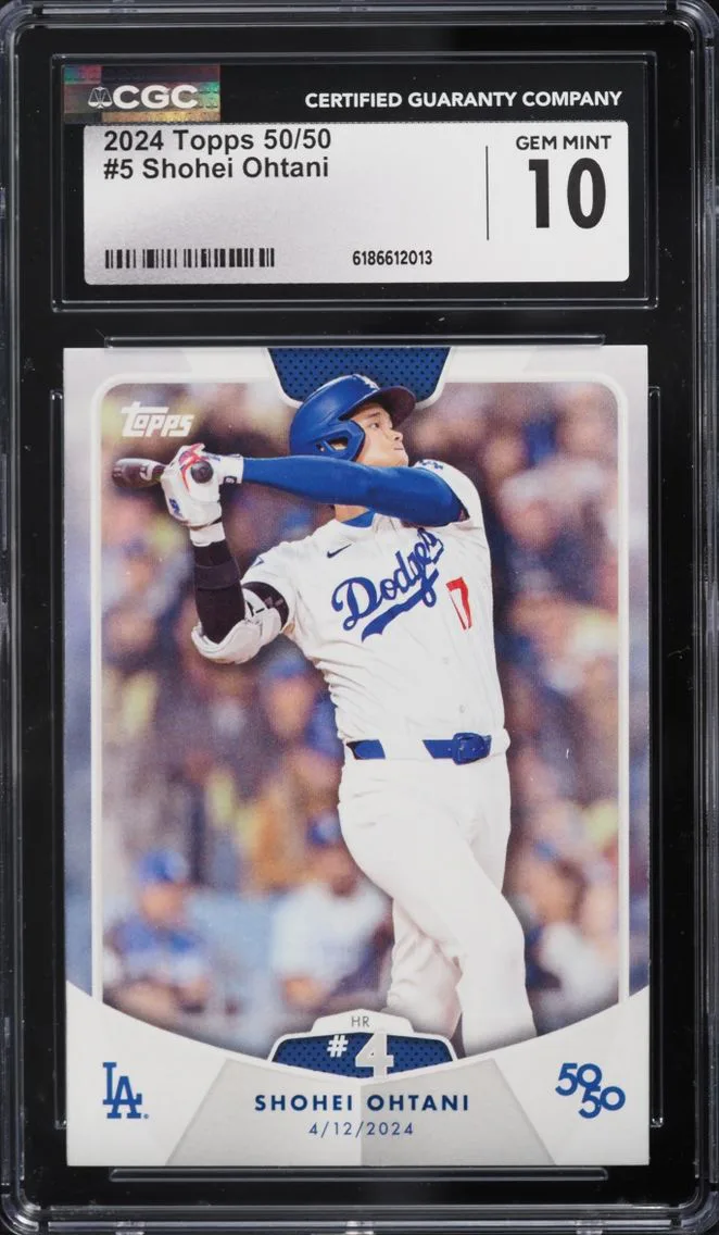 2024 #5 Shohei Ohtani CGC 10 Topps 50/50
