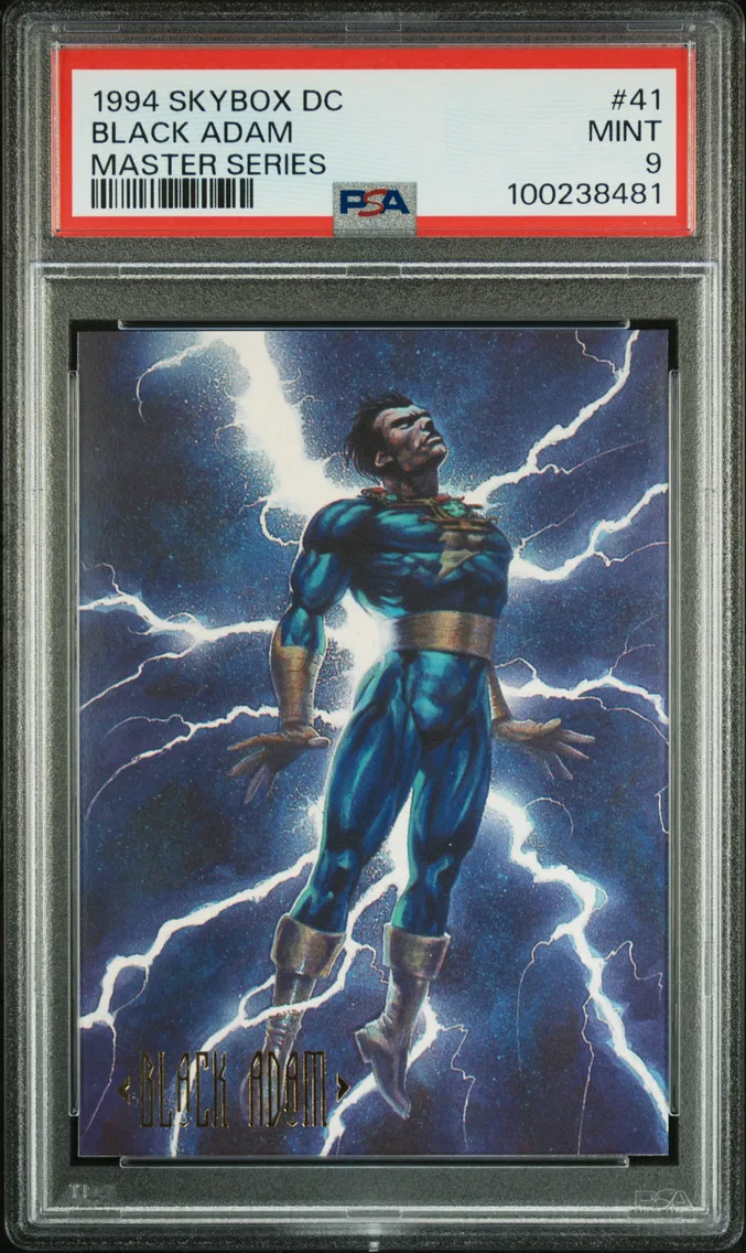 1994 #41 Black Adam PSA 9 Skybox DC Master Series