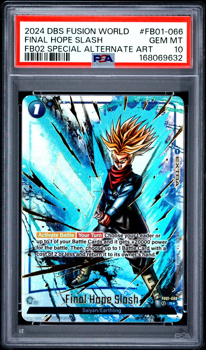 2024 #FB01-066 Final Hope Slash PSA 10 Dragon Ball Super Card Game Fusion World Blazing Aura