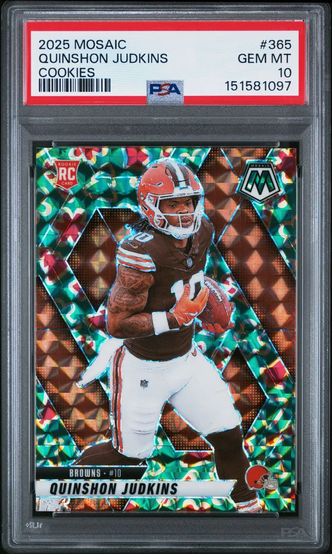 2025 #365 Quinshon Judkins PSA 10 Panini Mosaic