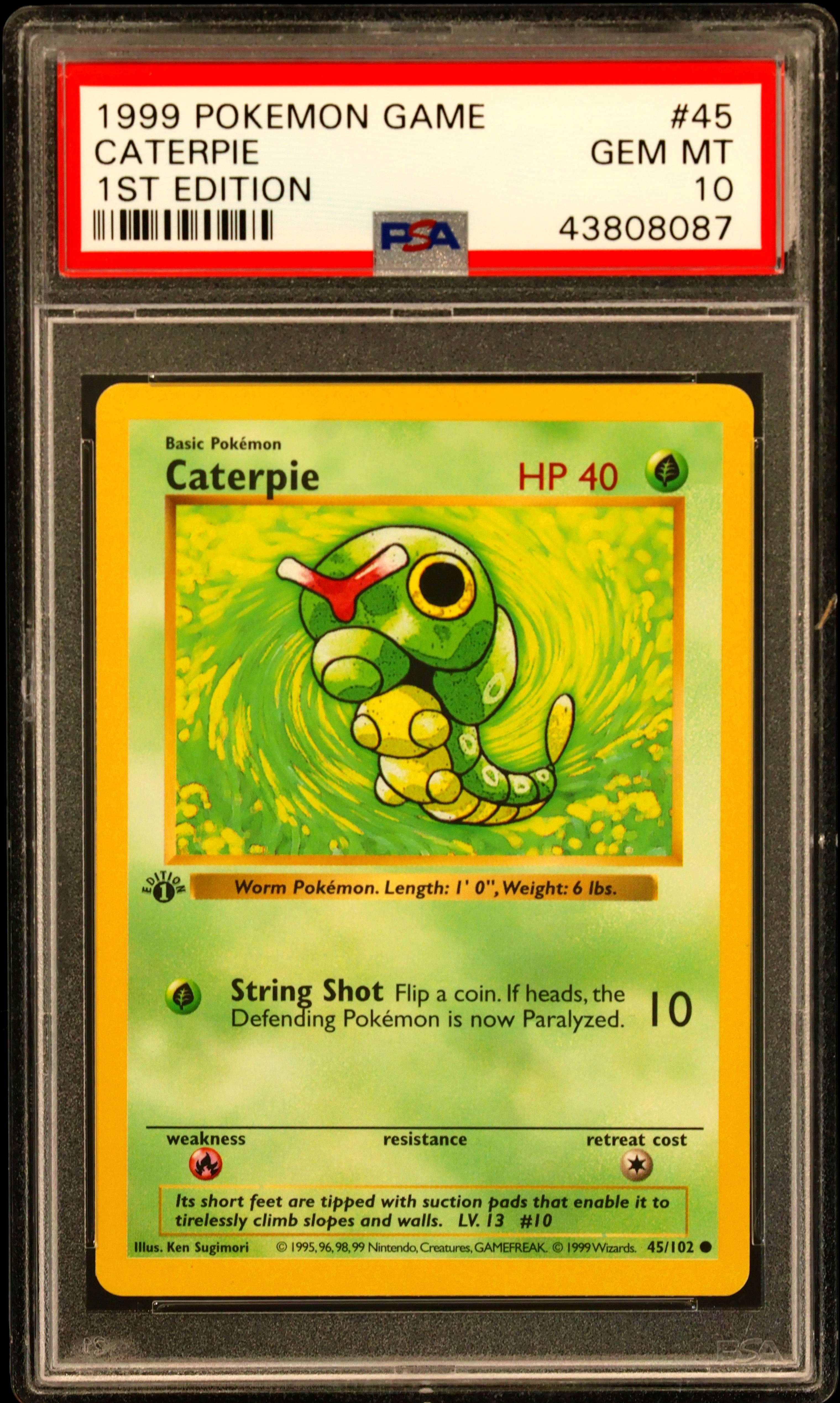 Caterpie 1st Edition