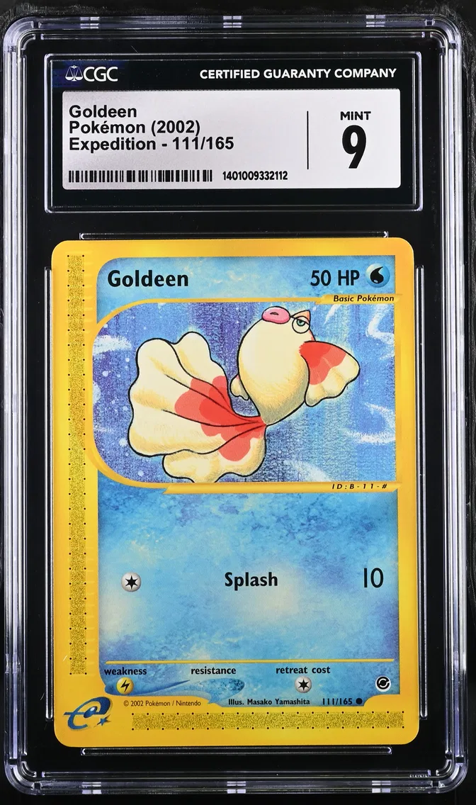 2002 #111 Goldeen CGC 9 Expedition - English