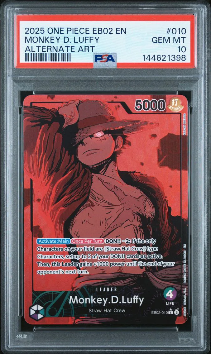 2025 #010 Monkey D. Luffy PSA 10