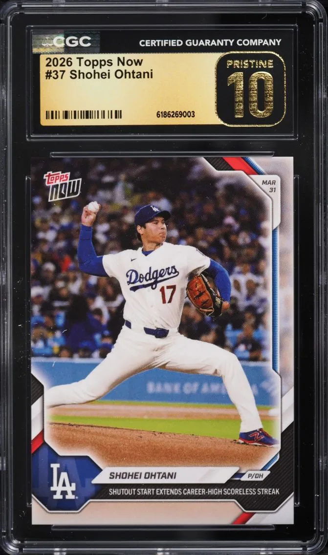 2026 #37 Shohei Ohtani CGC 10 Topps Now