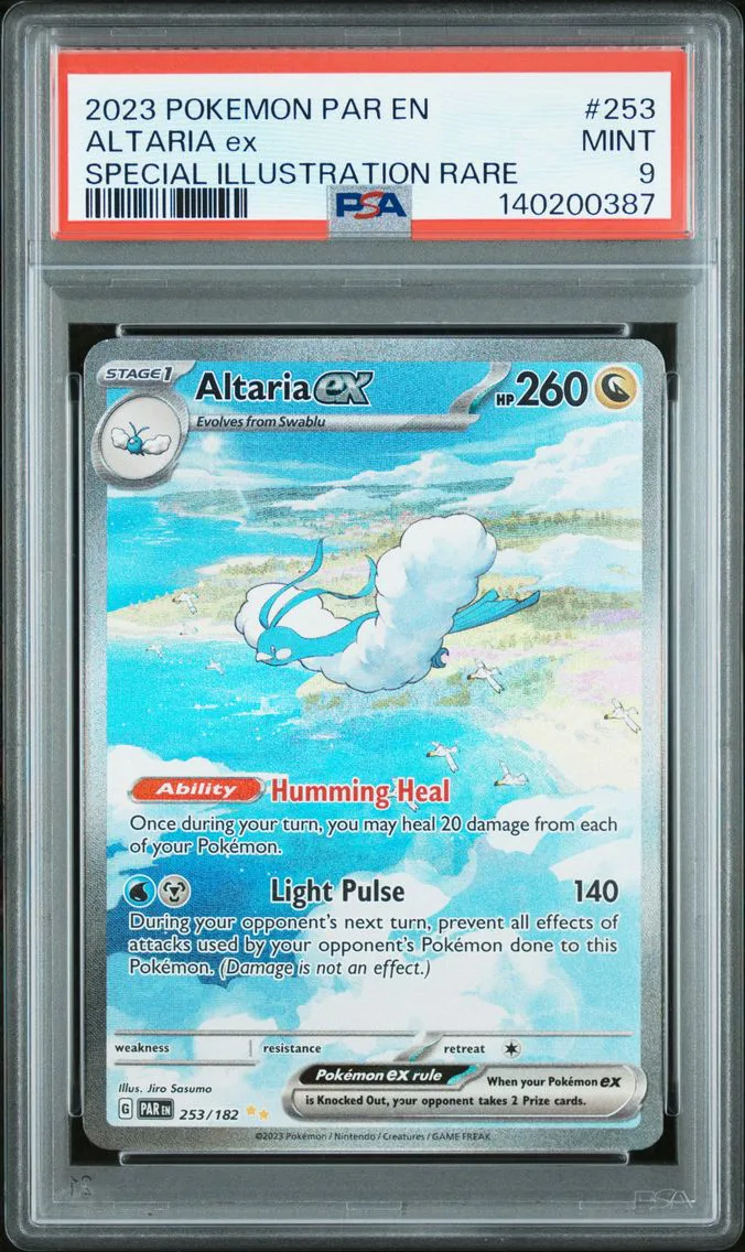 2023 #253 Altaria EX PSA 9 Par EN-Paradox Rift Pokemon
