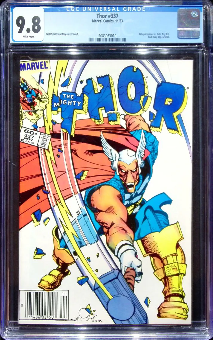 1983 Thor #337 CGC 9.8 Marvel Comics