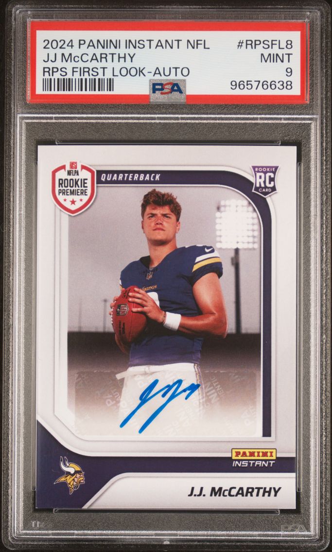 2024 #RPSFL8 JJ McCarthy PSA 9 P